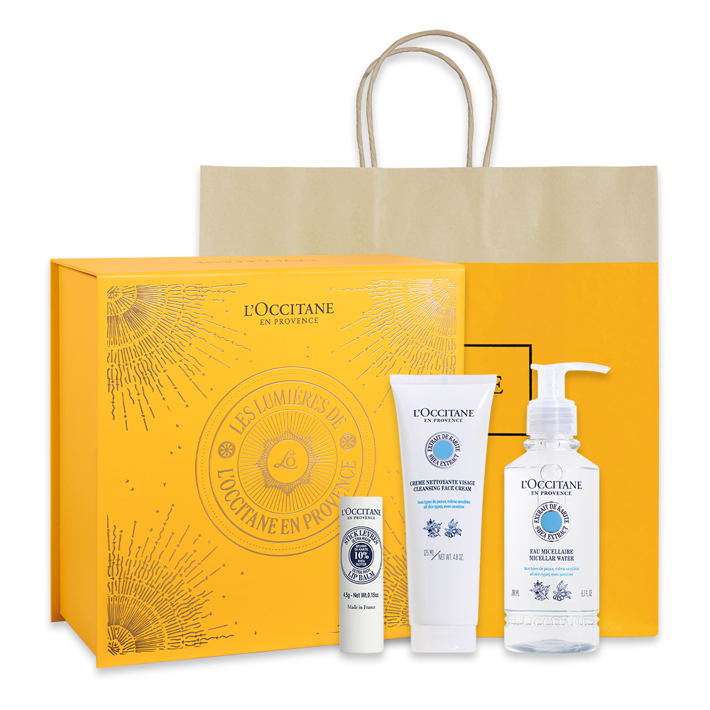 Presente Facial Karité: Limpeza e Bálsamo Labial, , large image number 0